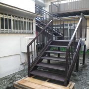 神奈川県相模原市　Mアパート　階段工事